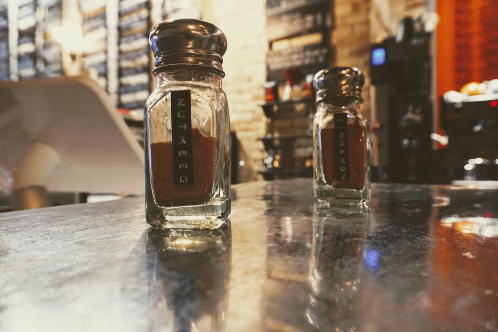 brewtc's tweet photo. Spice up that #latte with a dash of something delicious. #TeamNutMeg or #TeamCinnamon ?
#brewtc #traversecity #tcmi #coffee #coffeeshop #caffeine https://t.co/2kaZt50UDi