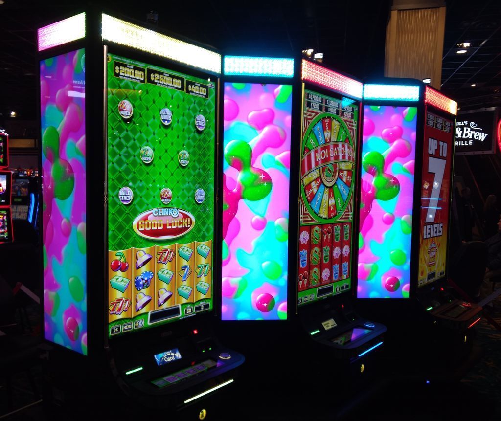 IncredibleGames's tweet photo. Some of our hottest V55 titles - including games in the CLINKO and POWER WHEEL families - are now LIVE and ready to play on this sweet Sawtooth configuration at Presque Isle Downs & Casino! #itgames https://t.co/9Ba7saKmYK