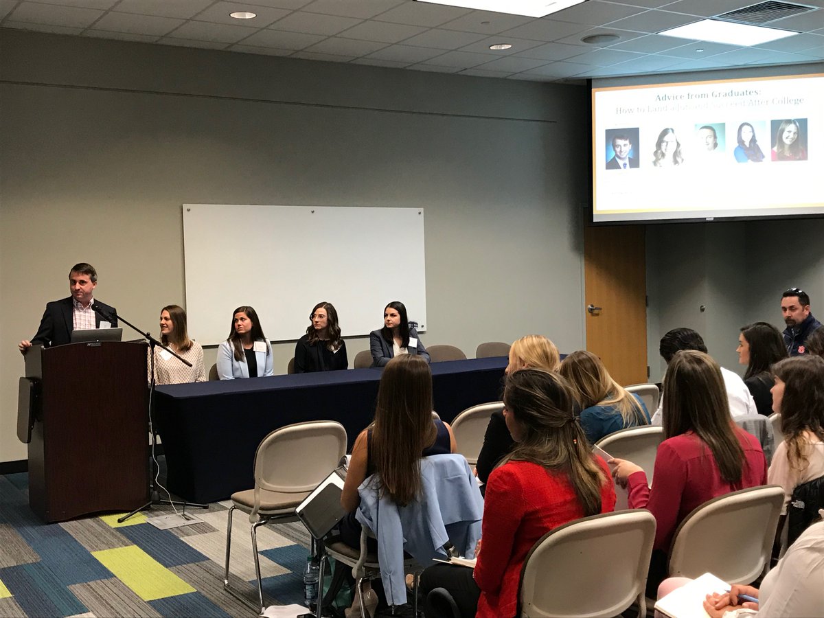 Advice from our graduates: how to land a job and succeed after college #AUPRDAY <a href="/AU_CMJN/">AU's School of CMJN</a>