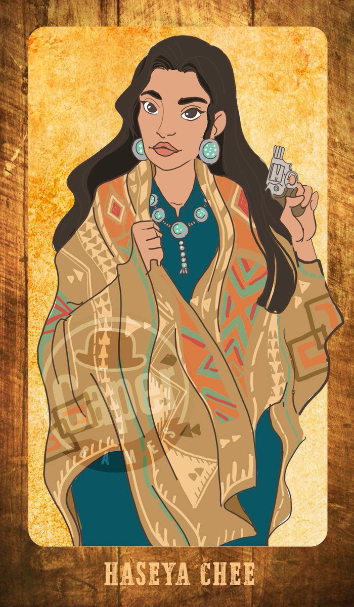 _capergames's tweet photo. Haseya Chee is the 6th character in Get Billy the Kid! She is a Navajo Nation scout on the Law side. Check out the game on Kickstarter. #boardgames #wildwest
@CardsOrDie #capergames https://t.co/fLIl6V5Oaf