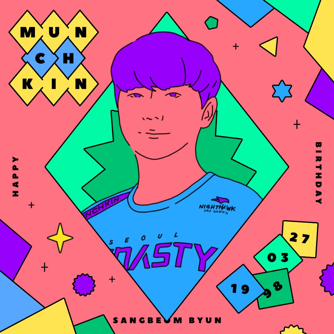 🎉 Happy Munchkin Day 🎉

오늘은 먼치킨 변상범 선수의 생일입니다!
먼치킨 선수의 생일을 댓글로 함께 축하해주세요!

Today's Munchkin's birthday!
Leave a comment to celebrate his birthday!

#Happy_Munchkin_Day #생일축하해 #RoarOn