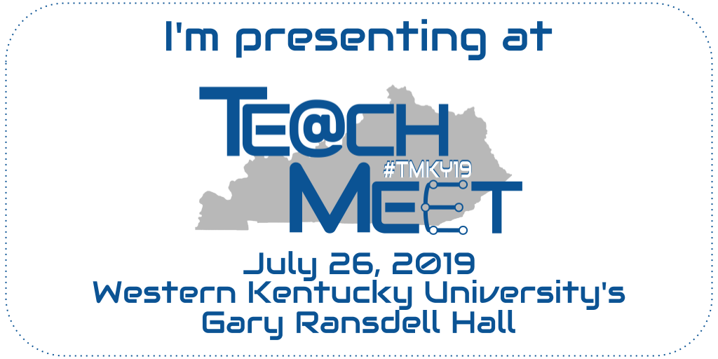 AnnetteLSapp's tweet image. Excited to attend and present at #TMKY19. My presentations include Google Tour Creator and Unleashing the Power of Chrome with Extensions.  @teachmeetky #KYDLC