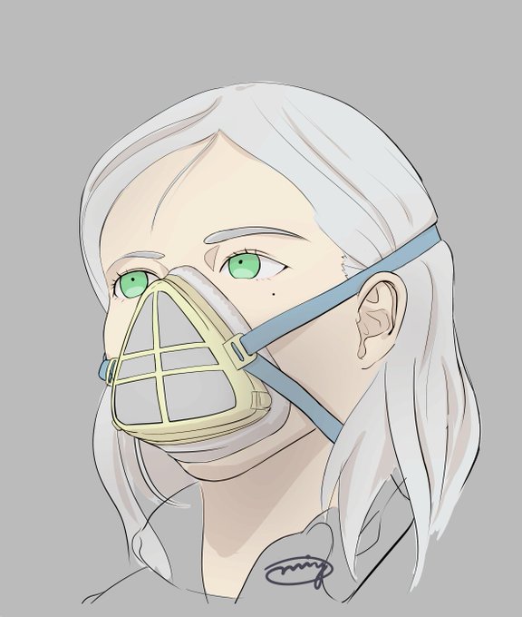 簡易マスクのtwitterイラスト検索結果 古い順