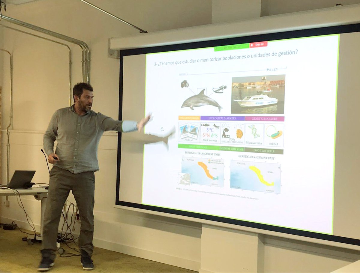 FBiodiversidad's tweet image. Hoy @Circe_org cuenta a los gestores de #INTEMARES lo trascendental de usar la ciencia para aplicar las mejores medidas de gestión de cetáceos. Proyecto #CETAPROT.