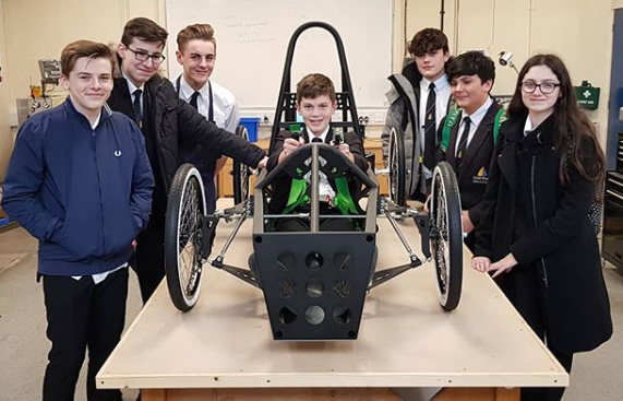 CliffParkOA's tweet photo. The Cliff Park Comets are ready for their first test drive! #exciting #greenpower #electricalengineering #create https://t.co/8Bg2ii4Iz3