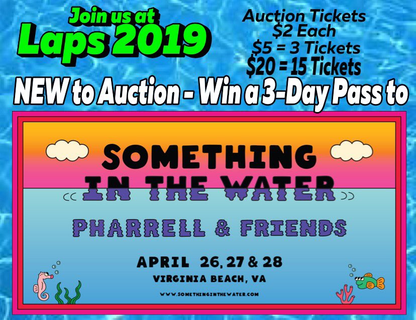 lapsforlymphoma's tweet photo. Excited about Saturday! Bring $$ for our basket raffle which includes a ticket to Something in the Water! Pelican Pete’s food truck will be on site making delicious food &amp; DJ flame will be keeping us entertained! https://t.co/pPyxF8BTXe