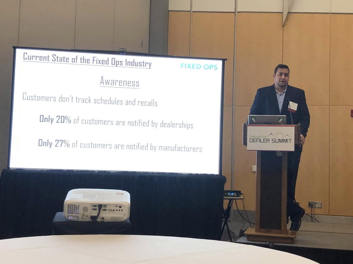 Our CEO <a href="/owenmoon/">Owen Moon</a> talking fixed ops digital marketing to some dealers at @DealerSummit! #IDS19 #FixedOpsDigital #ServiceMarketingMadeEasy