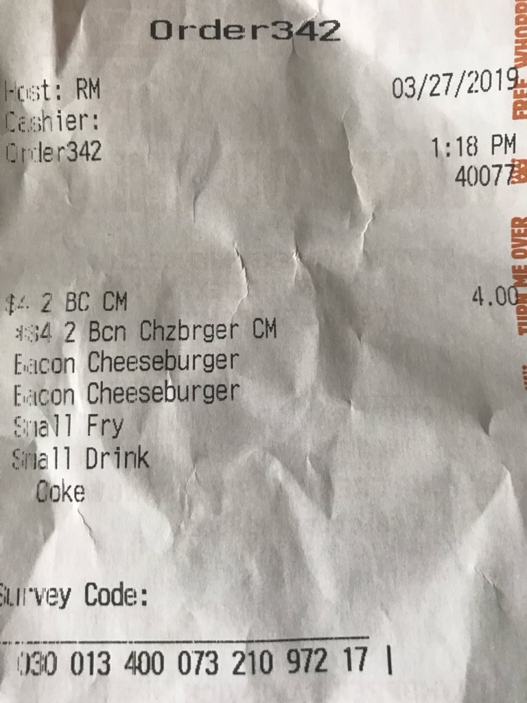 JamesGriese's tweet image. Yet another reason why fast-food chains are failing!! #burgerking,  #theyfuckyouinthedrivethru