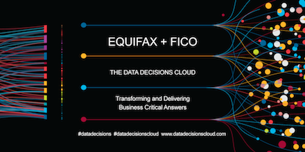 FICO_corp's tweet photo. @EquifaxInsights & @FICO CEOs unveil unprecedented partnership and introduce the #DataDecisionsCloud at #equifaxspark. Learn more: https://t.co/9jLy1JlTx1 https://t.co/5EN7fu6xps