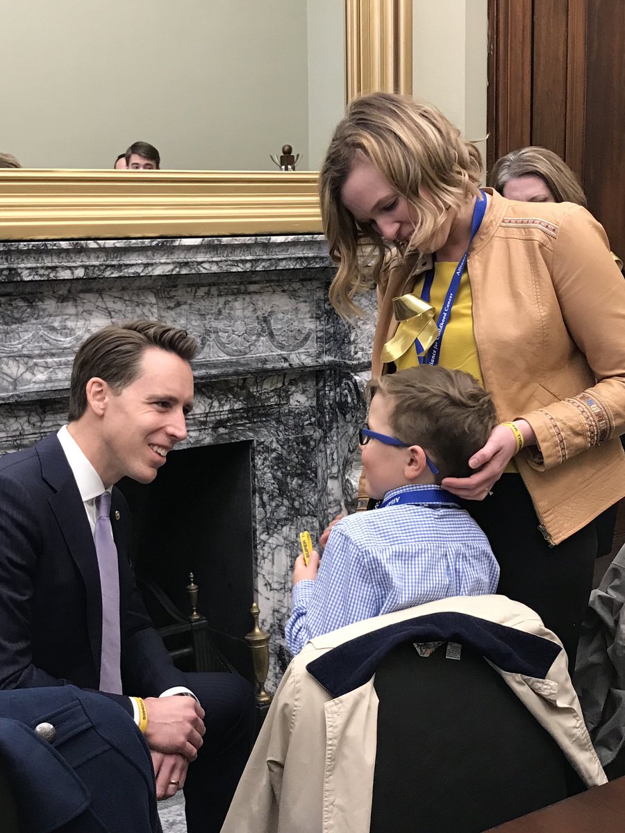 bcutd_advocacy's tweet photo. Thank you Senator @HawleyMO for taking the time to listen to the stories of our childhood cancer fighters. We appreciate your support in our efforts to #FightCancerforKids! https://t.co/DyPuAPpspS