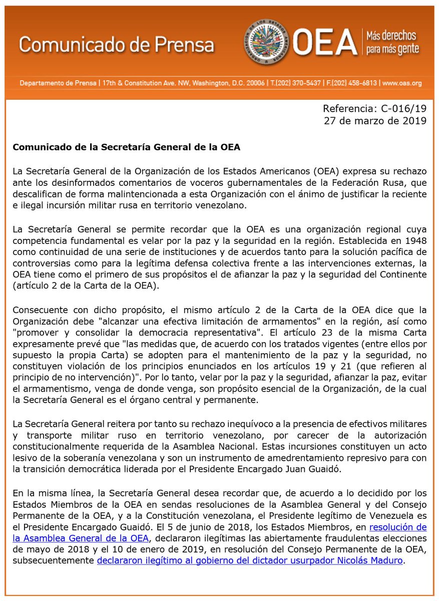 Luis Almagro tweet media