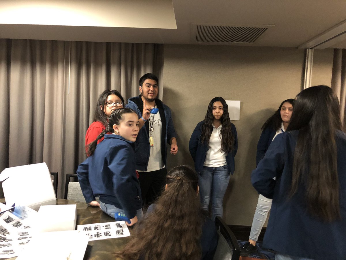 shhscompsci's tweet photo. Texan Robotics @frc6655 helping  @sernational STEM robotics competition. #ser2019 https://t.co/qbem8qmzIh