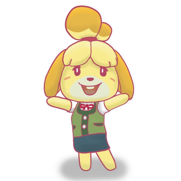 deepFriedNonses's tweet photo. Isabelle sticker! 
#art 
#sticker
#SmashBrosUltimate 
#isabelle 
#AnimalCrossing https://t.co/Xu9A3y2ffn