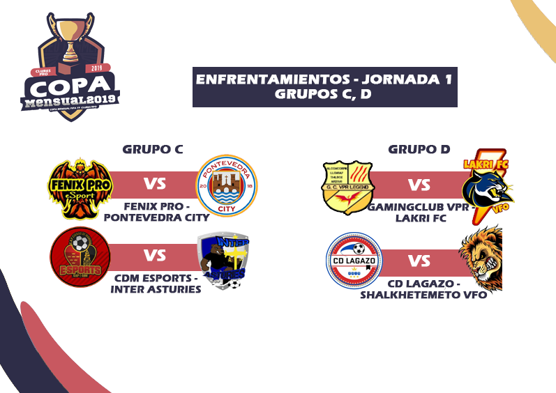 ▶️LOS ENFRENTAMIENTOS DE LOS GRUPOS C, D :