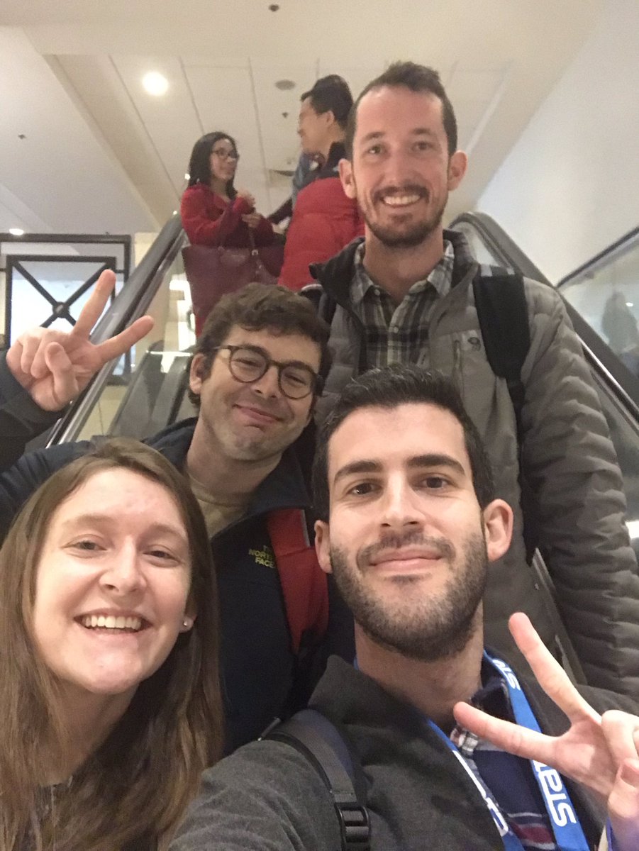 backerman150's tweet photo. This @jhubiostat crew had a great first @ENAR_ibs conference experience! Back to Baltimore we go! ✌️ #ENAR2019 https://t.co/58suuhaT1v
