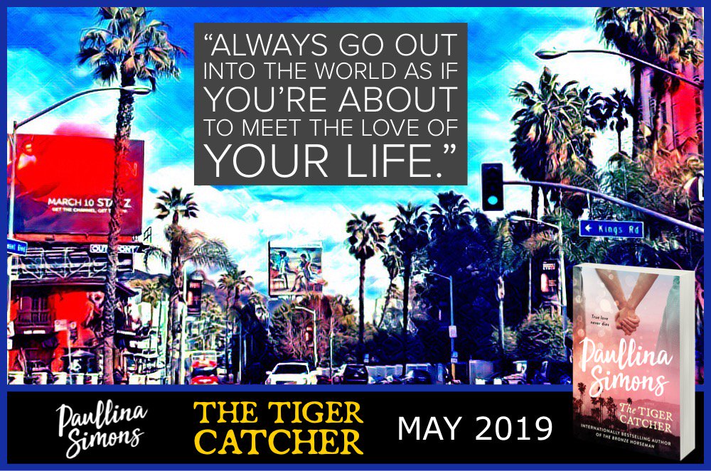 TheTigerCatcher's tweet photo. #TheTIGERCATCHER by Paullina Simons. Out in May. 
"Always go out into the world as if you're about to meet the love of your life." https://t.co/j5clMC7s8K