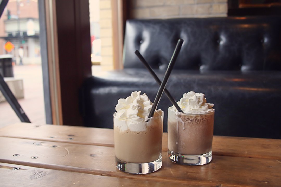 An 'adult' shake is a great way to end a meal.