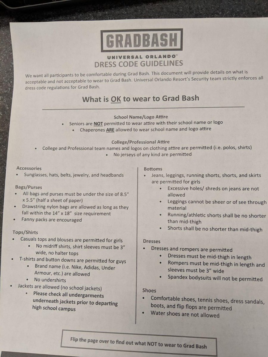 clayhigh2019's tweet photo. Grad Bash dress code https://t.co/a3j7dkRc3V