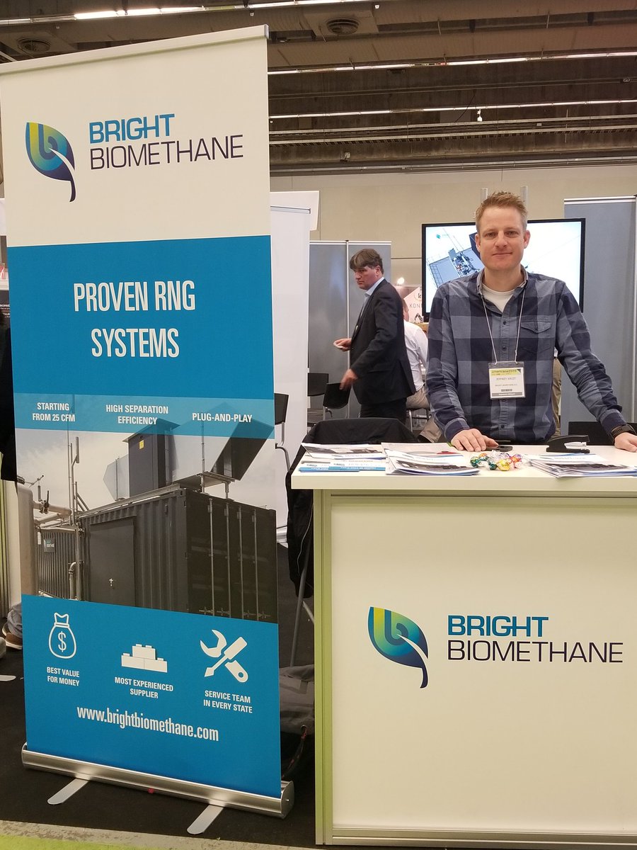 BiogasWorld_'s tweet photo. Day 2 of #Americana2019 : We are halfway through a very productive day for us and our members! There is still time for you to come and meet our team and #membranesystem, #optibag, @BBiomethane and more! https://t.co/lQzAiL0Edy