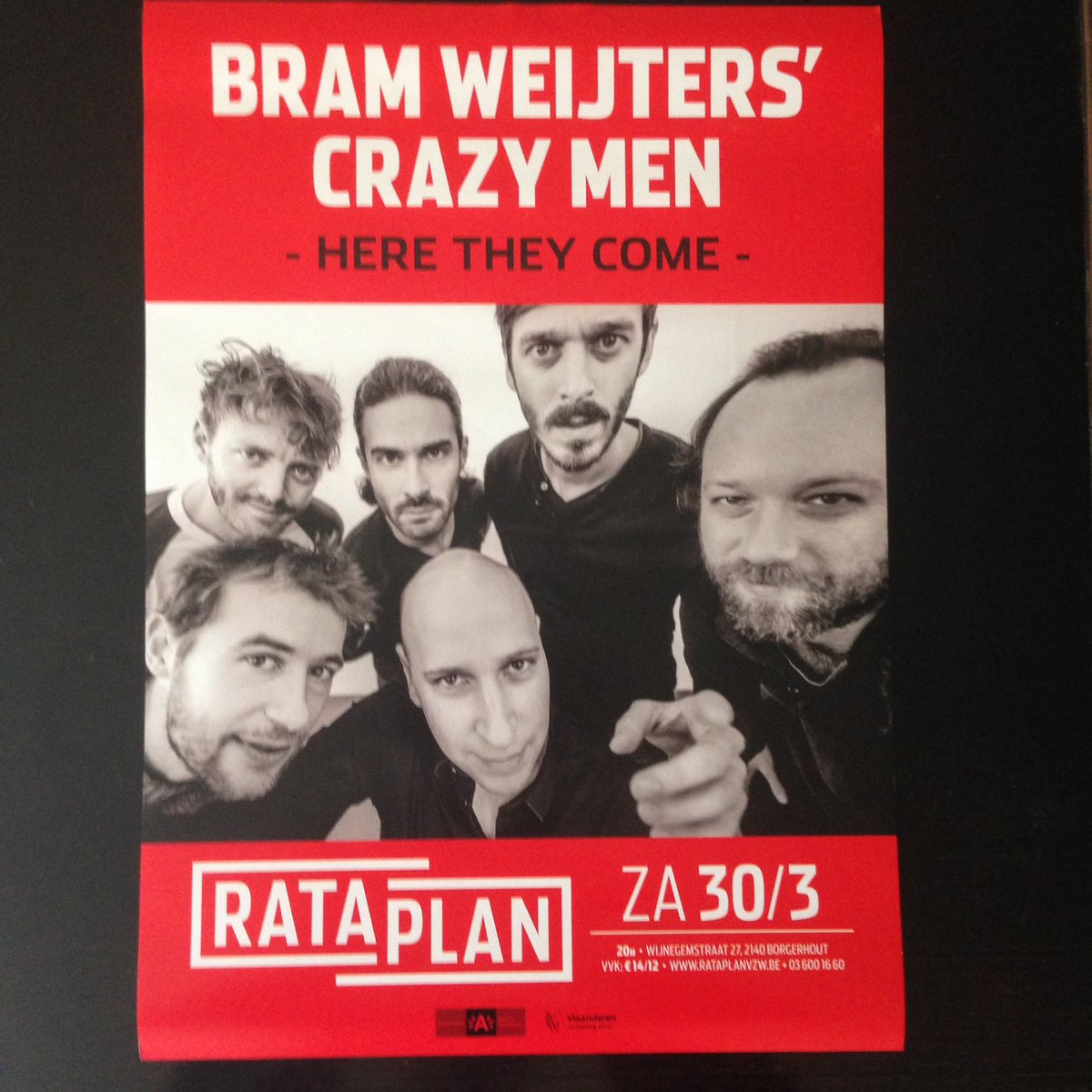 This saturday, album presentation at Rataplan- Antwerp