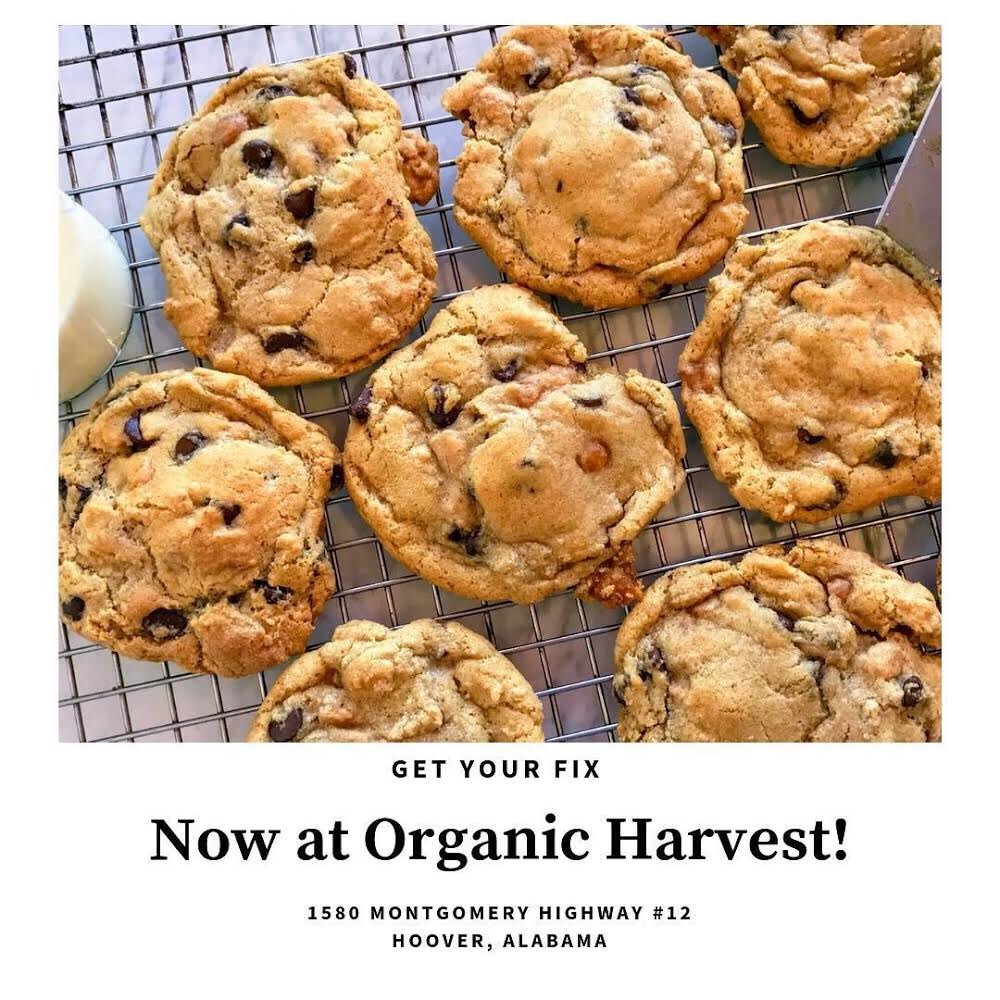 fix_cookie's tweet image. You can now get our frozen dough to go at Organic Harvest Grocery in Hoover. Say whaaaa🤩🙌🏻🎉 #CookieFix #shoplocal #cookiedough