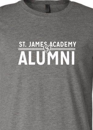 SJA_Alum's tweet photo. Alumni T-shirts available for sale until Monday, 4/1!  Order yours to represent SJA on your college campus, in your new city, or when you come back to cheer on the Thunder!  https://t.co/zISgvSq149 https://t.co/WEftiEwqKY