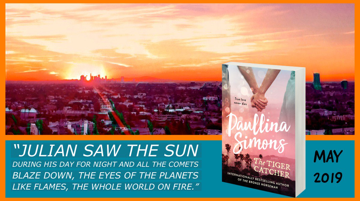 TheTigerCatcher's tweet photo. #TheTIGERCATCHER by Paullina Simons. Out in May.
"Julian saw the sun during his day for night and all the comets blaze down, the eyes of the planets like flames, the whole world on fire." https://t.co/Bt3O5lYuTo