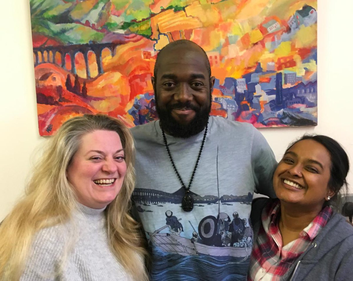 EnactSolutions's tweet photo. Day one in rehearsals for our team Ashley, Moshana and Darrel who’ll be delivering ‘Bullying, Banter and Behaviours in the Workplace’ training sessions over 5 days for an #NHS Trust.
#GoodLuck #EmbeddingPositiveBehaviours #LearningintoAction #EnactSolutions https://t.co/aXsouDJYsZ