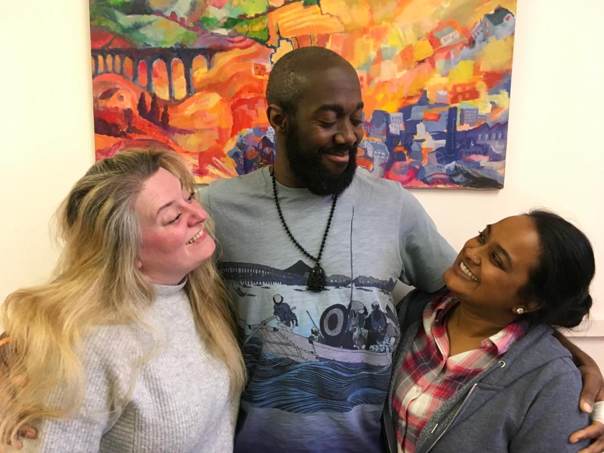 EnactSolutions's tweet photo. Day one in rehearsals for our team Ashley, Moshana and Darrel who’ll be delivering ‘Bullying, Banter and Behaviours in the Workplace’ training sessions over 5 days for an #NHS Trust.
#GoodLuck #EmbeddingPositiveBehaviours #LearningintoAction #EnactSolutions https://t.co/aXsouDJYsZ