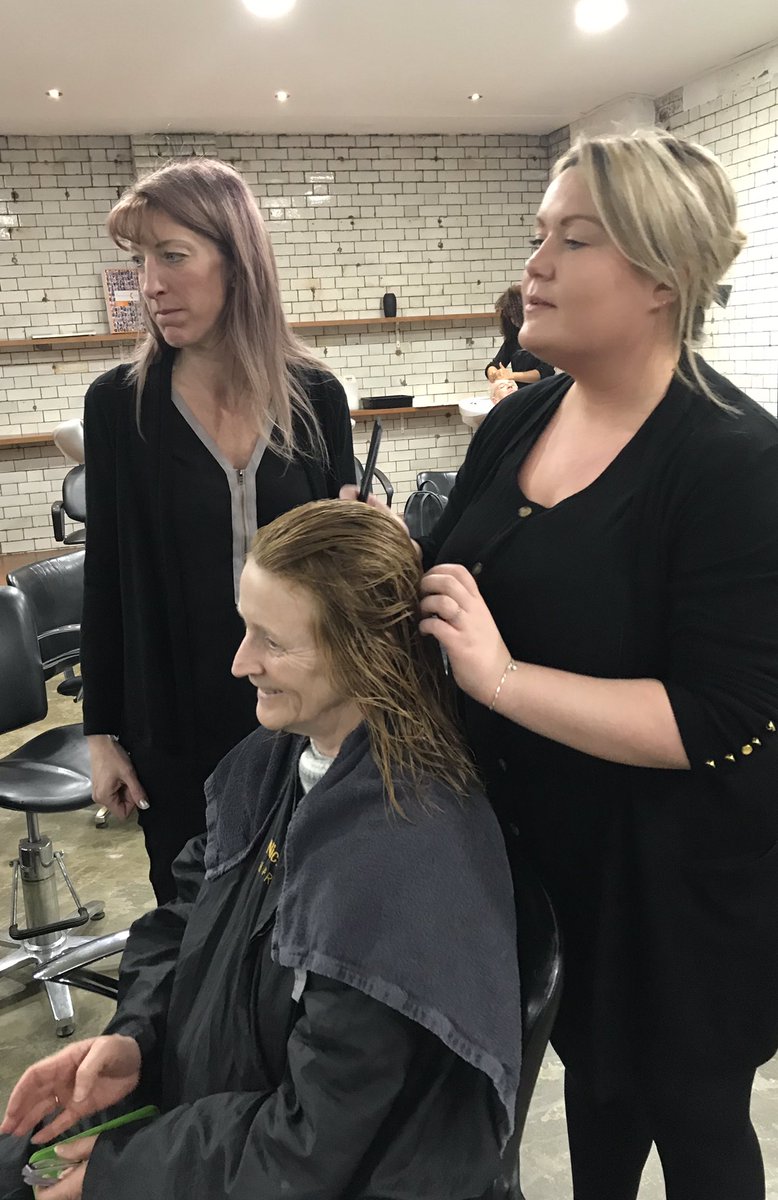 nickyoliverway's tweet photo. Alison teaching Jenny hairdressing NVQ 2/3 Private courses phone for details 0161 241 0380 #learning #hairdressing #Barbering #MakeUp #business #course #Motivation #course #NickyOliverAnnualPass #OldhamSt #NorthernQuarter #Manchester #NickyOliverHairdressing https://t.co/XW4gub0HYh