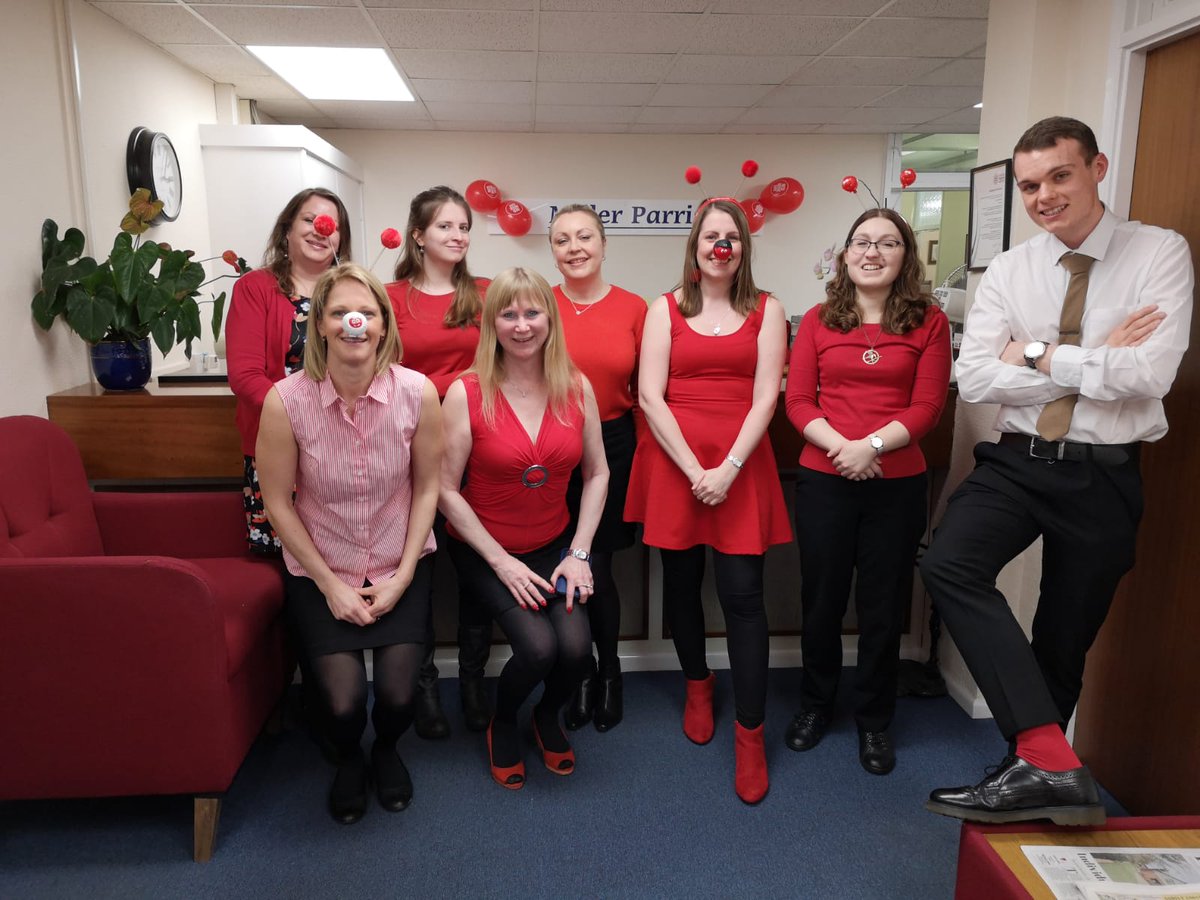 MillerParris's tweet photo. Our team once again excelled themselves for Red Nose Day 2019.  They collectively raised £ 227.00 through cake and baked goods sales, a quiz and a raffle with a mouthwatering pie kindly donated by Turners Pies of Broadwater - well done all! https://t.co/x9570UWDrE