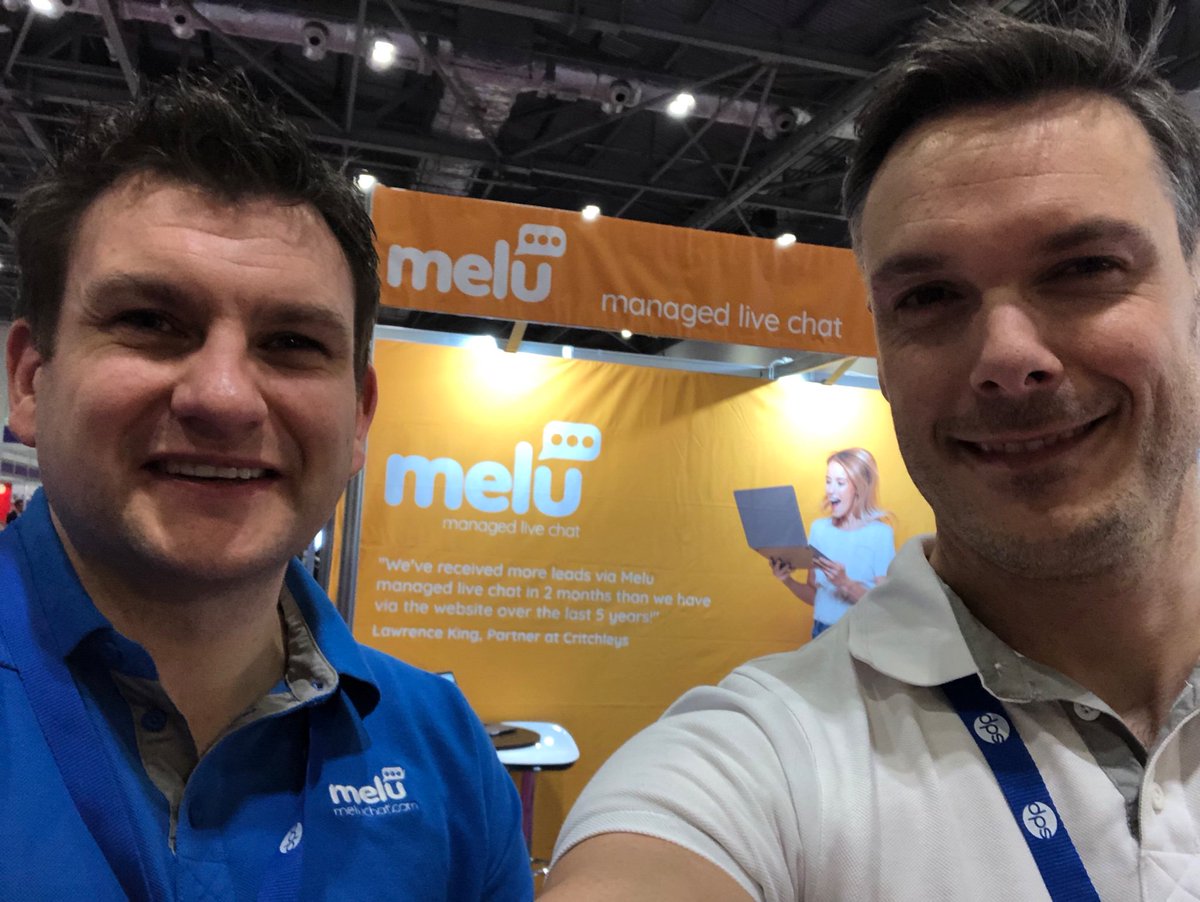 melulivechat's tweet photo. First day of @LegalexShow 2019! Already met loads of law firms who can see the benefit of managed live chat.
#managedlivechat #melu #leadgeneration https://t.co/e7hCWbOXpp
