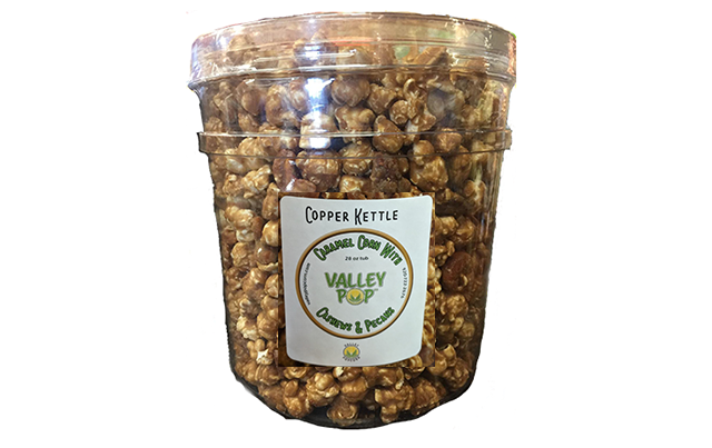 EatValleyPop's tweet photo. Visit the VPC website to order the 28 oz Caramel Corn with Cashews and Pecans. 
https://t.co/3uQvYRFHMG https://t.co/hTqEuel3PK