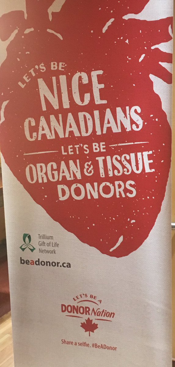 okschev's tweet photo. Over 1,500 Ontarians are waiting for a live-saving organ transplant, yet only 30% of Ontarians have registered their consent to be donors. This poster made me smile, I like how the #beadonor campaign nudges Canadians to help others. #SocMarBU https://t.co/puMkp8TbMe