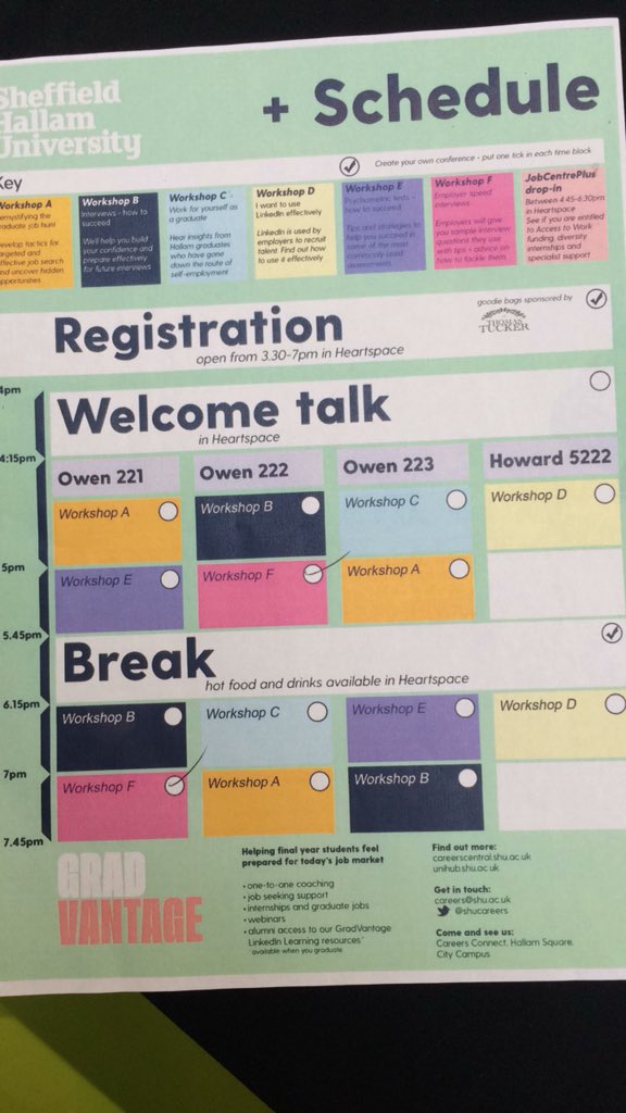 monicafowler_TA's tweet photo. Hello Sheffield Hallam University! @ERAC_Jobs is #GradVantage ready to talk about our exciting careers! @SHUCareers @B_ERAC @Dayo8or87 https://t.co/SmIFNEgKsg