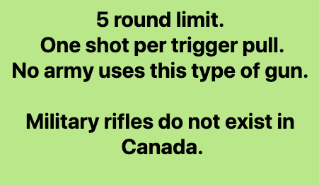 YukonStrong's tweet photo. @Polysesouvient @liberal_party @HuffPostCanada "military style guns"?
Riiiight.
#SorryNotSorry #TriggerChange #tryAgain #GunControlMyths #RPAL #PAL https://t.co/TGgmSOdPSP