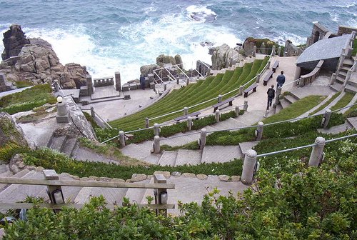 TravelexIntl's tweet photo. Today is #WorldTheaterDay This unique open-air theater, carved into a cliff, overlooking the Atlantic Ocean in Cornwall, UK, is the Minack Theatre. Do you have a favorite theater? #travel #theaters https://t.co/CTsuuGwNiu
