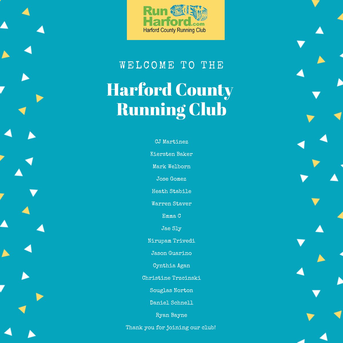HCRC would like to welcome it's newest members!