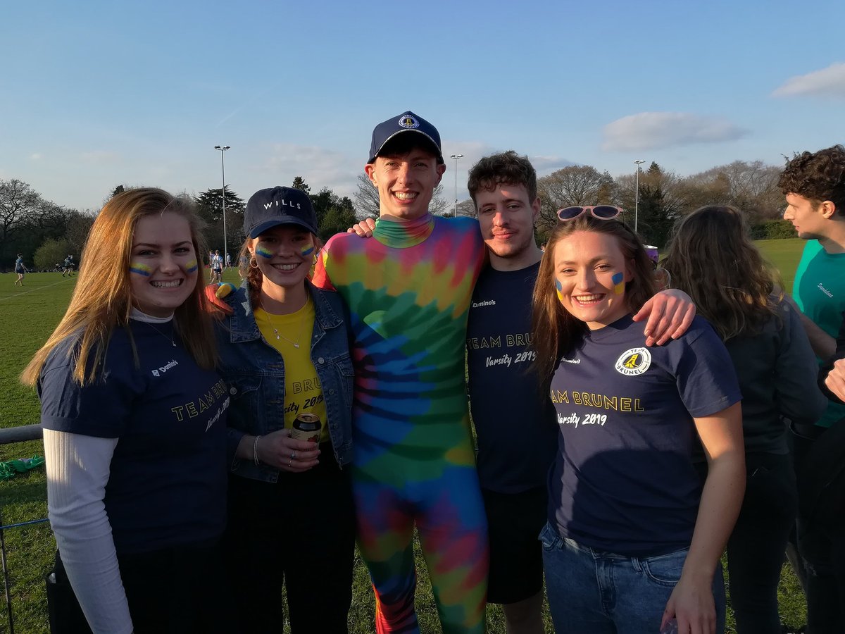 TeamBrunel (@teambrunel) on Twitter photo Big crowd supporting <a href="/BrunelRL/">Brunel Rugby League</a> on the cemetery pitch right now...(when you win the #WLV19 before 4pm you can wear a morph suit like this βοΈ) #TeamBrunel Big crowd supporting <a href="/BrunelRL/">Brunel Rugby League</a> on the cemetery pitch right now...(when you win the #WLV19 before 4pm you can wear a morph suit like this βοΈ) #TeamBrunel