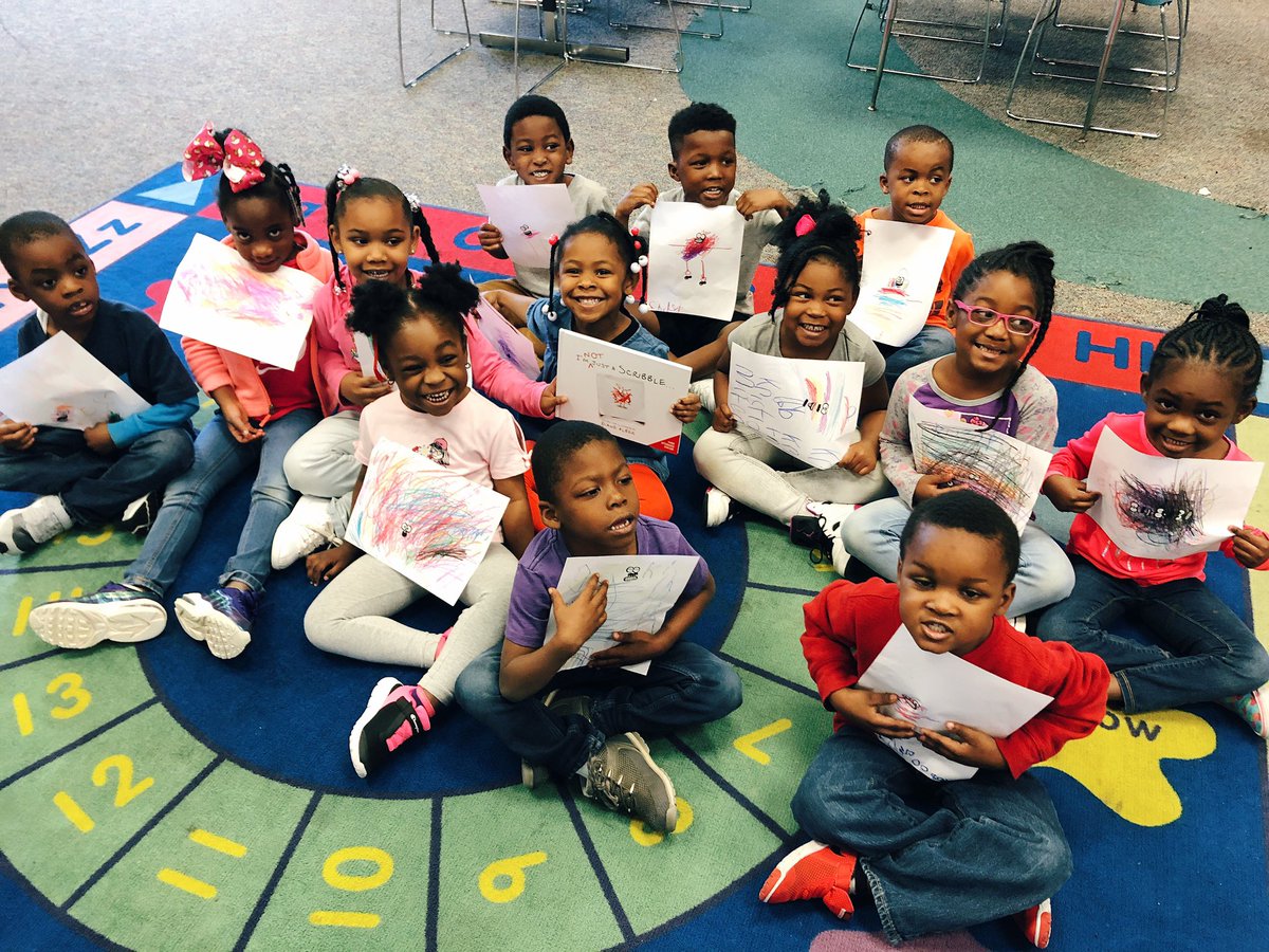 MLK_LIB's tweet image. Happy #Imnotjustascribble day! @ArtistDi #LearnersandLeaders #prek