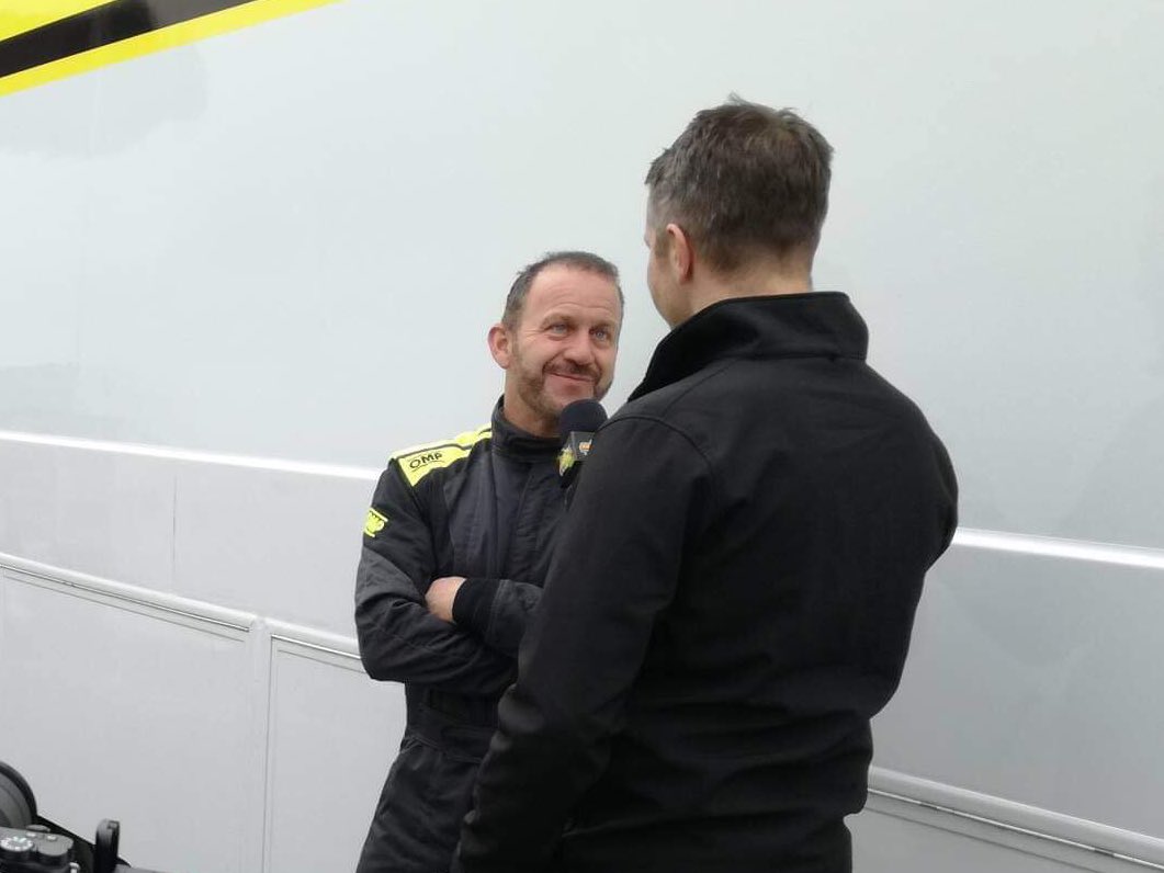 krcircuit's tweet photo. A good day @Brands_Hatch for the @BTCC test/media day with @DuncV @camberdotmedia. Thanks to all the drivers for taking the time to talk to us. #btcc is #readyfortheoff https://t.co/GOVJPY9mGc