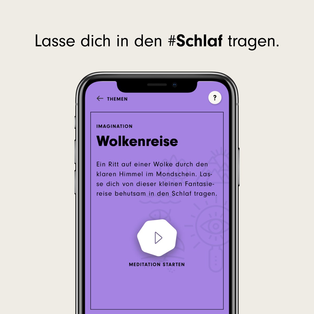 NEU: Begib dich auf eine Wolkenreise. Unsere neue Fantasiereise trägt dich sanft in deinen Schlaf. Damit du deine Gedanken beiseite schieben und wohlig schlummern kannst. Du findest die Einschlaf-Story „Wolkenreise“ jetzt in der 7Mind App. Oder hier: bit.ly/2FpxbYA 💤
