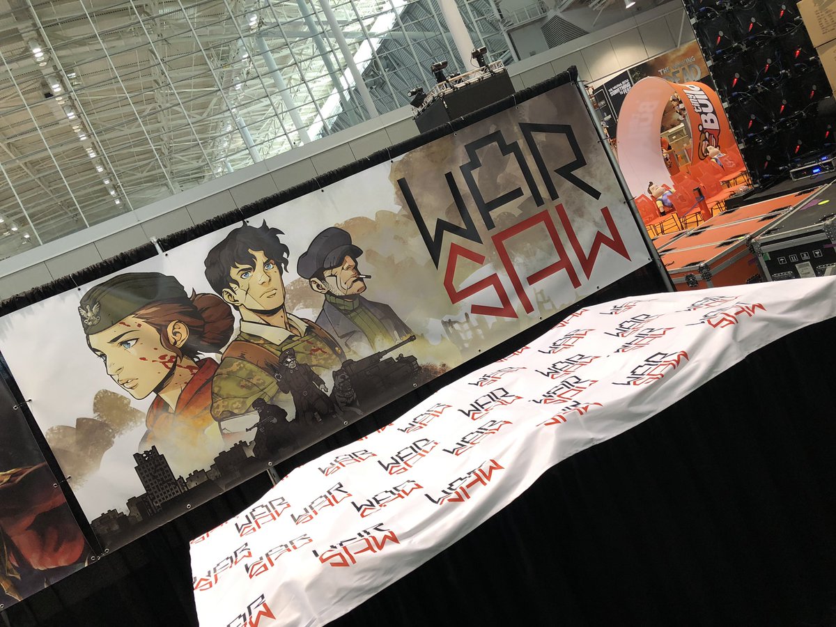 warsawthegame's tweet photo. We took the „unveiling��� part of Warsaw tomorrow @ PAX quite literally and brought our own veil. We’re live in less than 24 hours! #PAXEast #warsawthegame #warsawinboston #confusinghashtags https://t.co/QsojcFX9zV