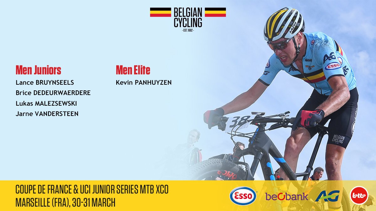 Belgian Cycling Team On Twitter Our Mtb Team Will Be Heading To Marseille For The Coupe De France Uci Junior Series Xco This Weekend Https T Co 8lwklaklzc Cdfvtt Https T Co Pgrw3phdcy