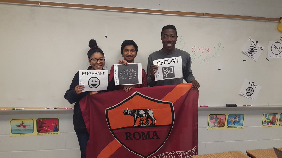 JackieMagistra's tweet photo. More Romans escaped! #oneccps #digitalbreakout #WeAreCosby #CosbyWLWeek #ccpswl #latinisalive https://t.co/PKbyQYF1KR