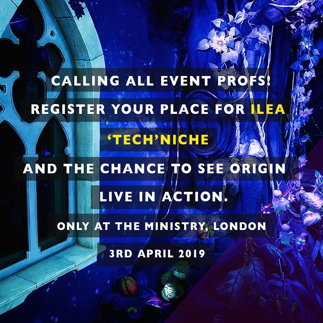 origin_london's tweet photo. Calling all #EventProfs One week to go until the @ILEA_UK 'TECH'NICHE  innovative technology showcase ft Origin! To find out more and to register your place, click the link.
https://t.co/lLefh0m1NI
#EventProfs #eventdesign #immersive #creative #innovation #london https://t.co/Gla5uRmJdB