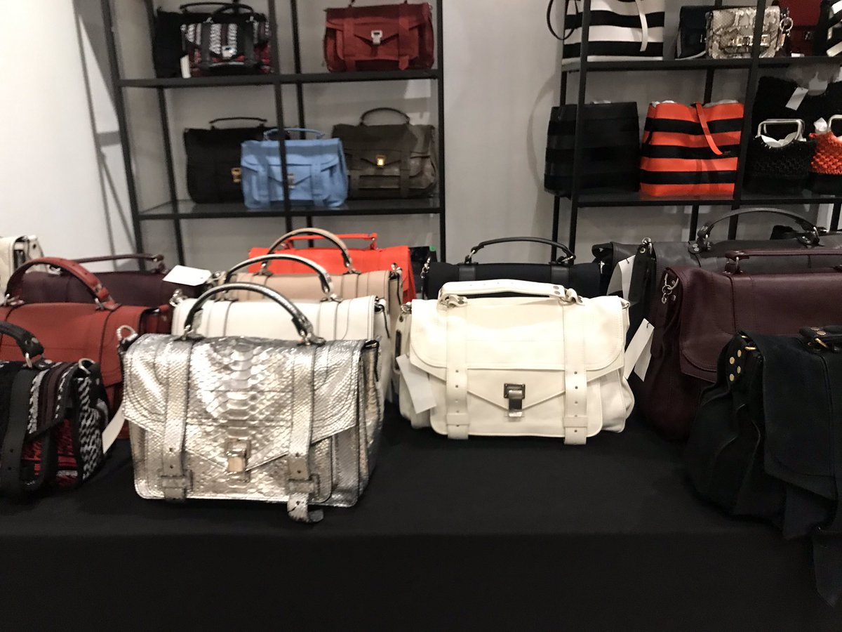 samplesally's tweet image. #proenzaschouler #samplesale starts today in Soho. We’ll have a review shortly!