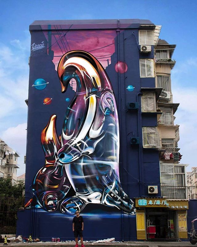 SASML_'s tweet photo. • ARTIST . VANCE • ◦ Colour, Way of Love ◦
location: Shanghai, China
@streetartsavemylife
@vance_dna
#vance #chrome6#colour #love #shanghai #china #graffiti #graffitiart #aerosol #spraypaint #wall #mural #building #urbanart #streetart #streetartsavemylife #sasml #sasml_ https://t.co/z1weAtZFeZ