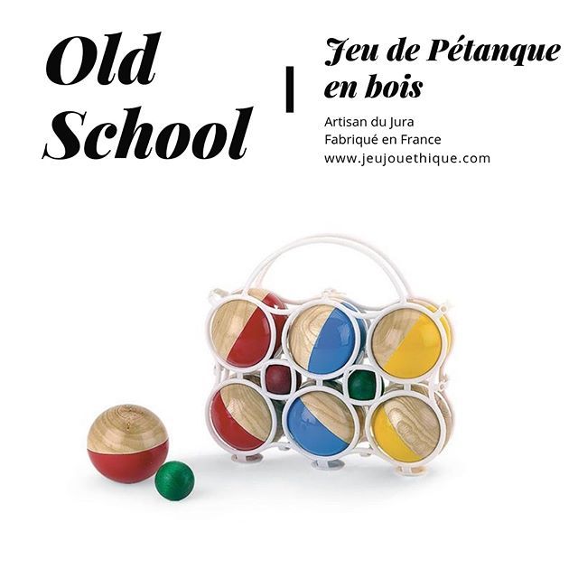 jeujouethique's tweet photo. Aujourd’hui les plastiques sont de plus en plus controversés... et on en connaît les raisons ... pourquoi ne pas privilégier ce beau jeu de pétanque en bois au lieu du jeu pour enfants en plastique ? .
.
#leplastiquecestpasfantastique #petanque #madeinfrance🇫🇷 #artisanatfran… https://t.co/bI5CGdCwTv