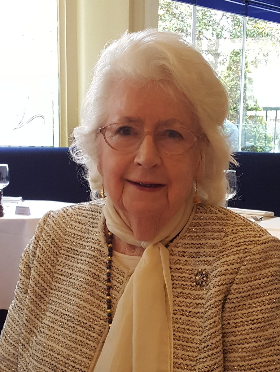 FriendsRBH's tweet photo. Happy Birthday to Shirley! A lovely lunch to celebrate her 90th birthday and her 55 (YES, 55!) years of volunteering with Friends of Royal Brompton.  We are very lucky to have her support and so are the hospital @RBandH 
#stillworking #volunteering https://t.co/MiSNF5Ualy